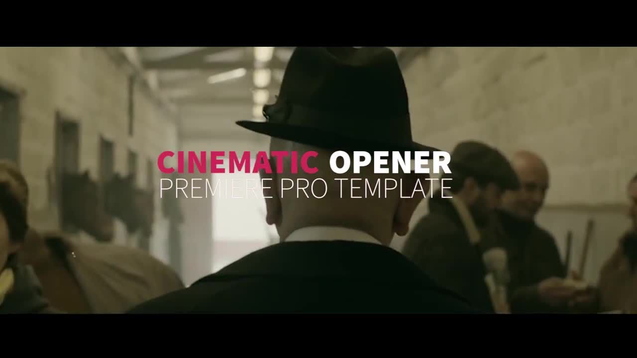 超现代的电影电视开场Pr模板