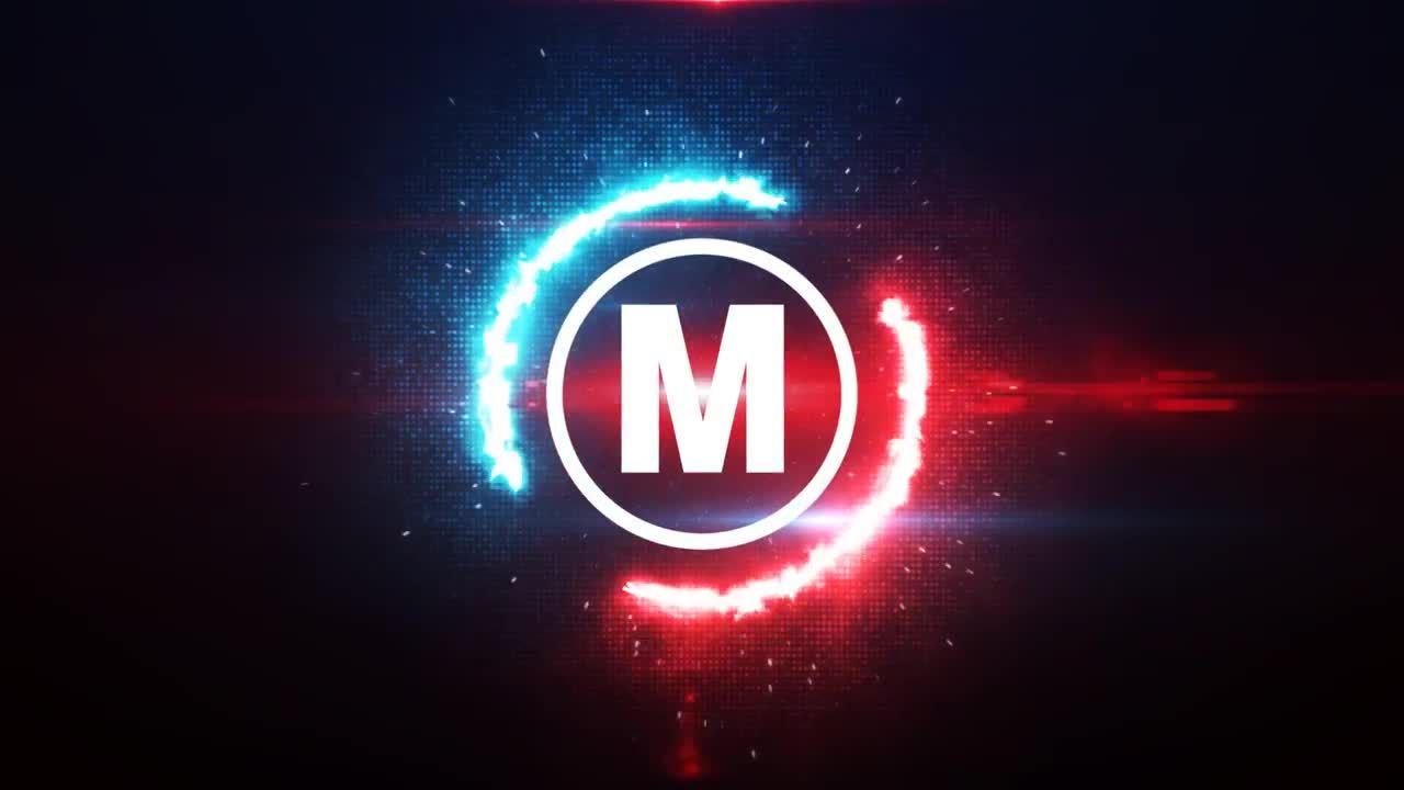 火焰星辉效果动画logo标题素材库精选AE模板