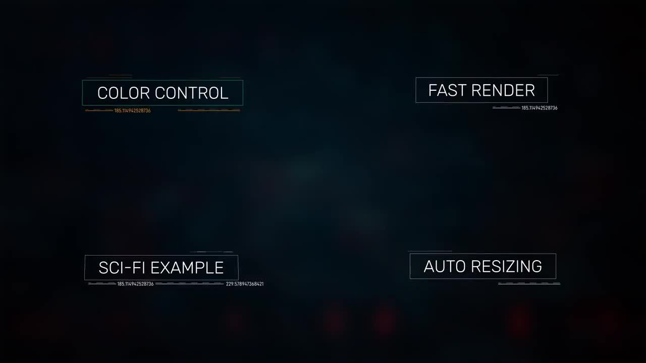 5个动态文字标题排版动画素材库精选AE模板