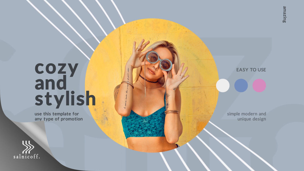 时尚现代商业开场动画素材库精选AE模板