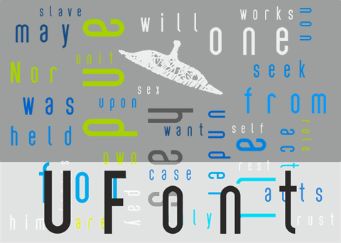 UFont素材之家精选英文字体