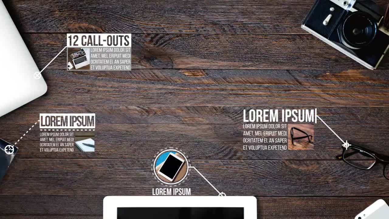 动态标注标题素材库精选AE模板