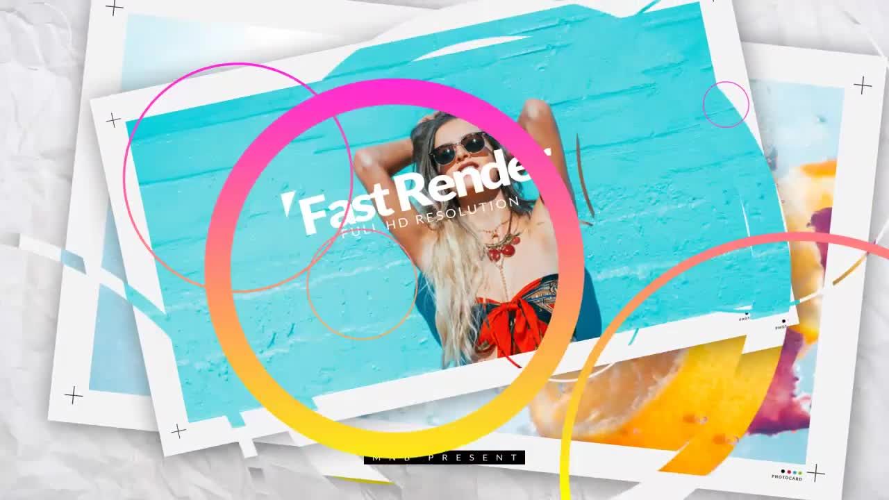 简单的照片幻灯片素材库精选AE模板