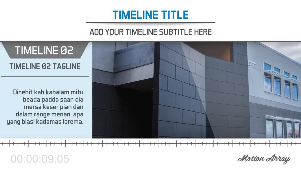 现代和经典的时间轴动画素材库精选AE模板