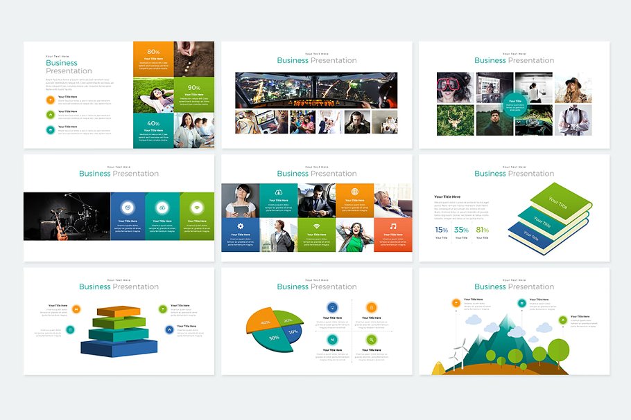 商务风格数据统计分析PPT幻灯片 Yogyakarta Powerpoint插图(6)