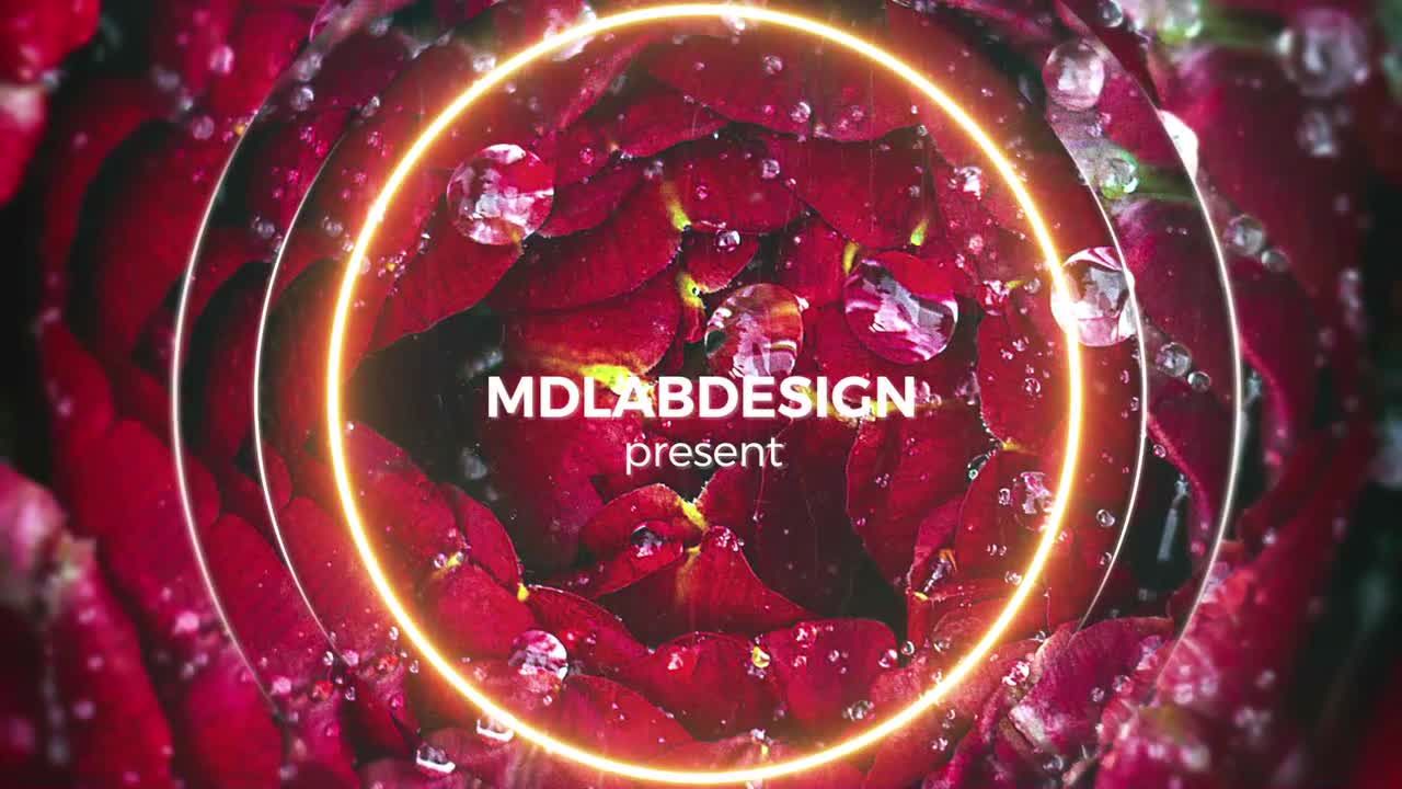 玻璃火幻灯片标题素材库精选AE模板