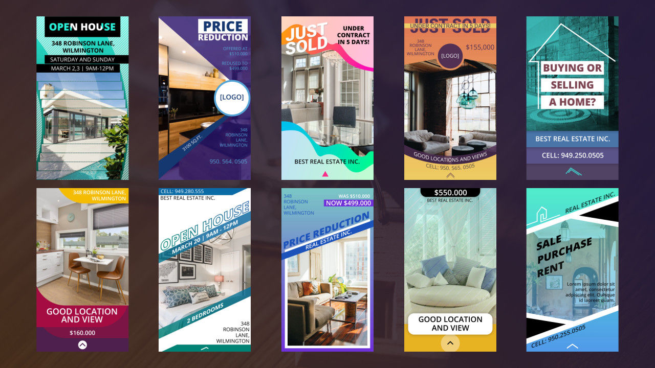 房地产INS竖屏宣传动画素材库推荐PR模板