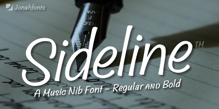 Sideline Font Family素材之家精选英文字体