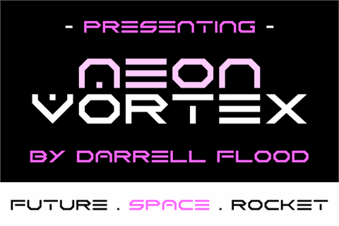 Neon Vortex font素材之家精选英文字体