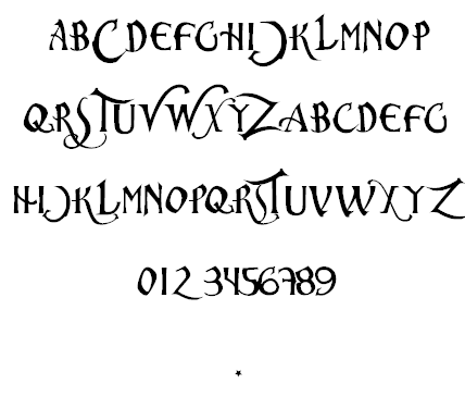 ChristmasCarol font插图2