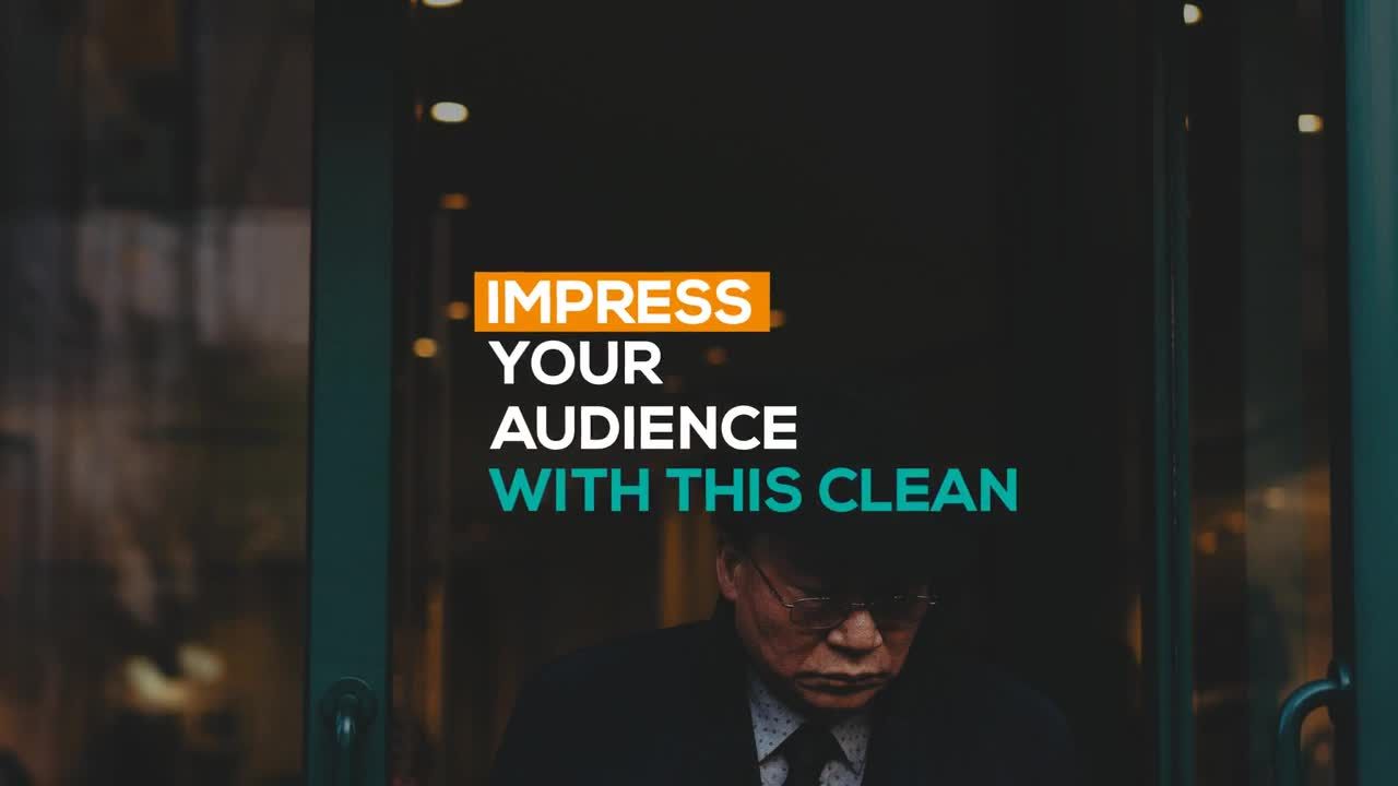 12个动画下三分之一企业标题素材库精选AE模板