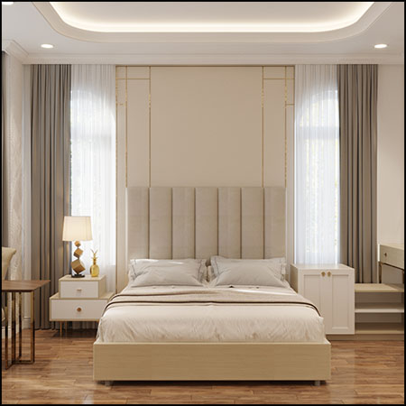 现代卧室场景素材之家精选3D模型by AnNguyen