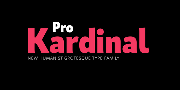 Kardinal Pro Font Family素材之家精选英文字体