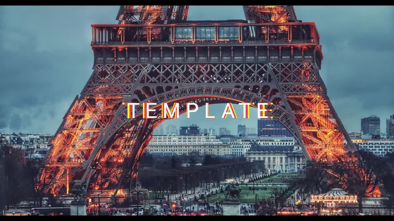 梦幻般地域标志性建筑开场素材库精选AE模板