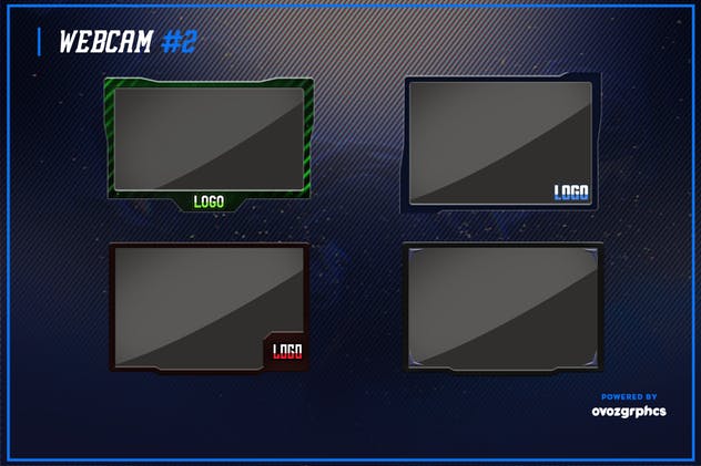 多用途常网站见页面模板素材库精选合集 Twitch Layout Bundle插图(9)