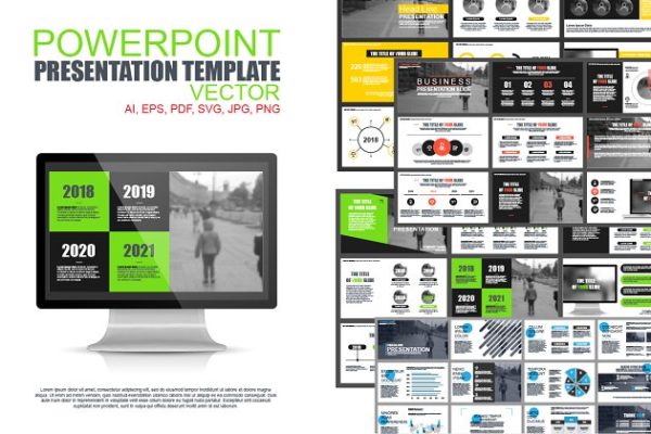 信息图表 PPT&amp;Keynote 幻灯片模板 Powerpoint Presentation Templates