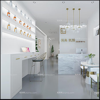 美容院/水疗中心接待大厅场景素材之家精选3D模型