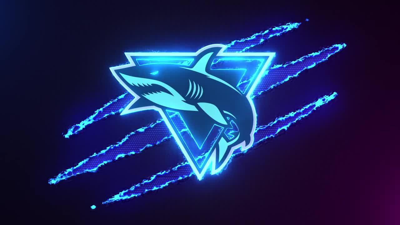 颜色故障徽标显示素材库精选AE模板