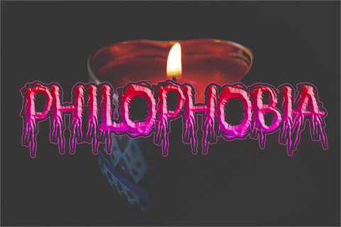 Philophobia font素材之家精选英文字体