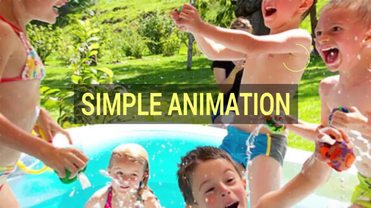 欢快的夏日促销流行效果素材库精选AE模板