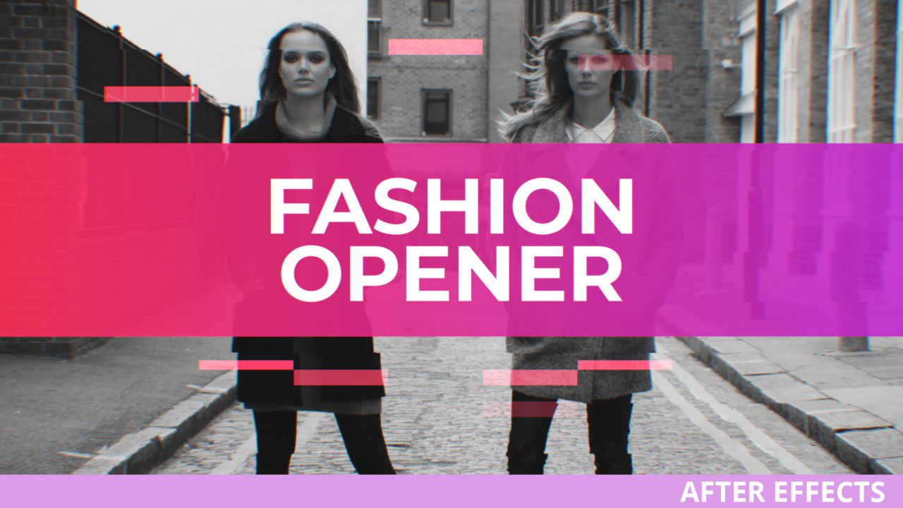 时尚广告开场动画素材库精选AE模板