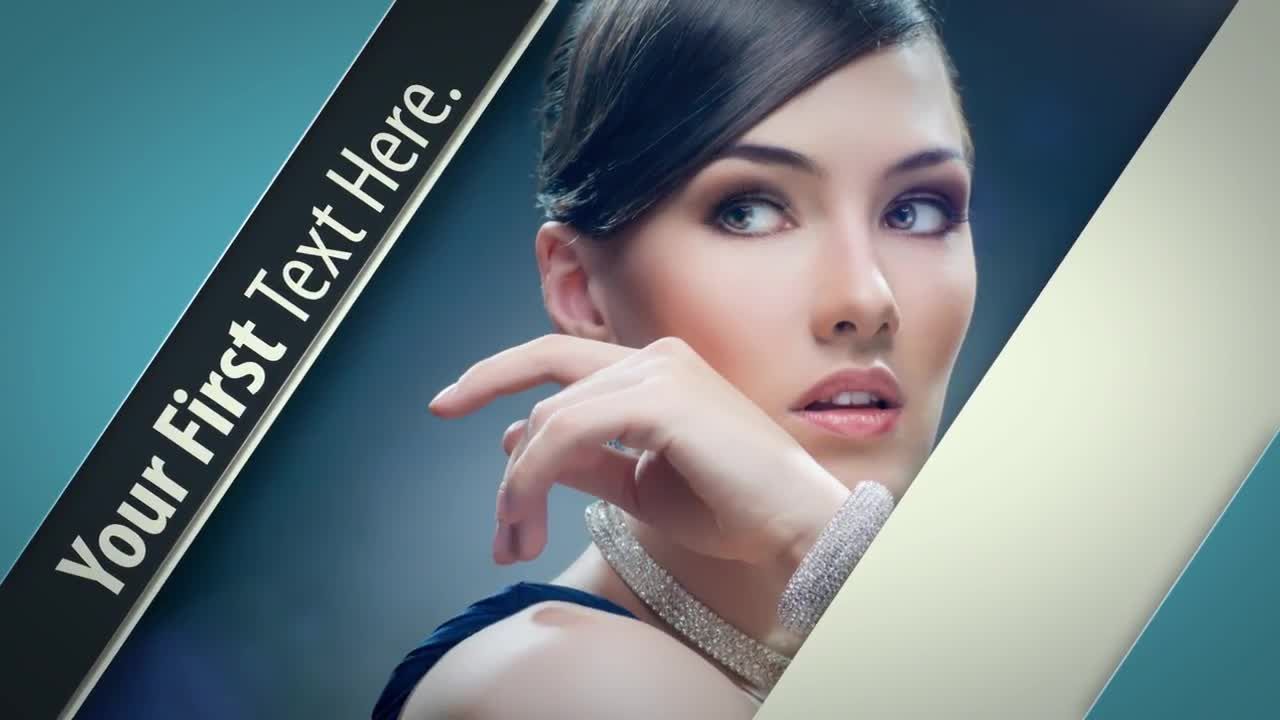 现代简洁的文本动画幻灯片素材库精选AE模板