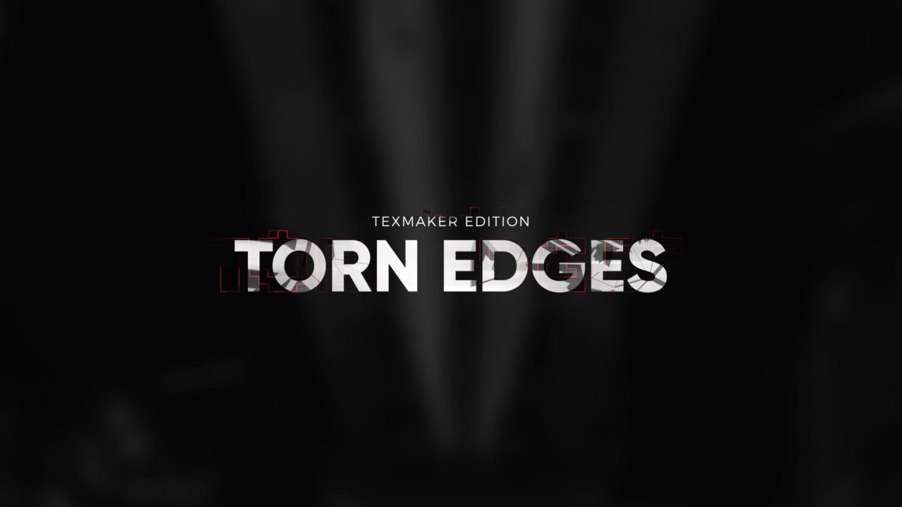 标题动画撕裂边缘素材库精选AE模板