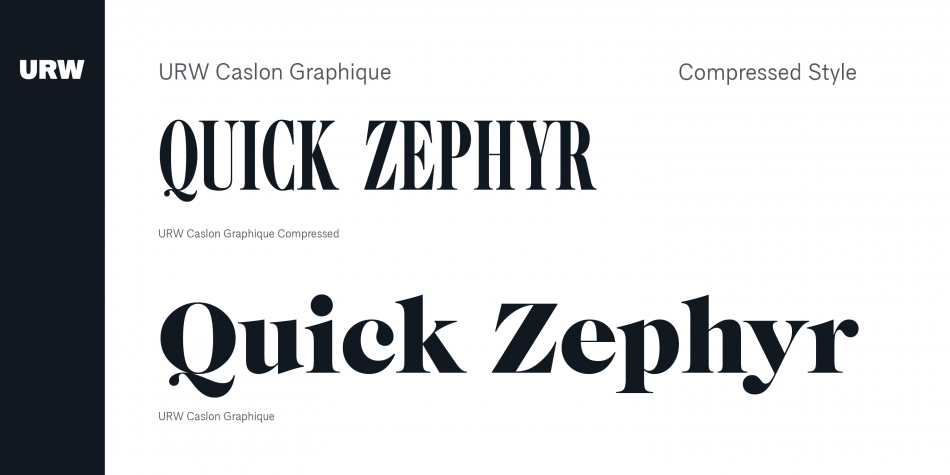 URW Caslon Graphique Font插图2
