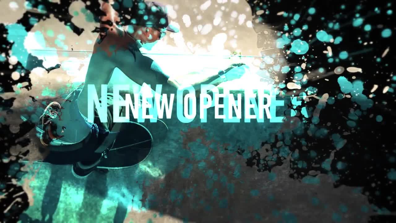 酷炫的动作油漆图案和垃圾设计元素商业视频素材库精选pr模板