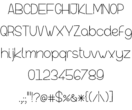 InFormal Style font插图3 InFormal Style font插图3