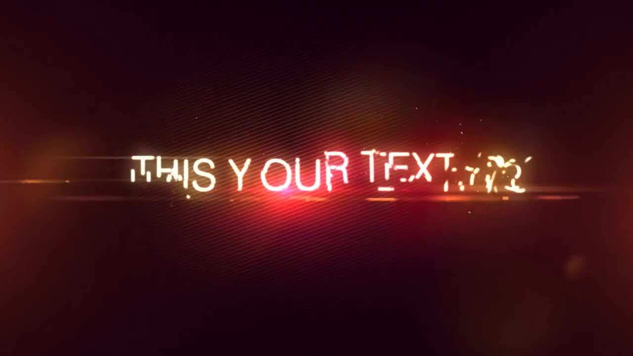 10条字体制作预告片标题素材库精选AE模板