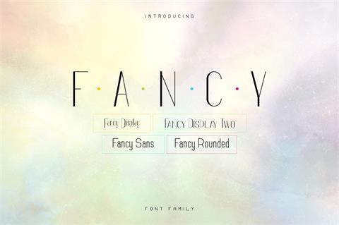 Fancy Light font素材之家精选英文字体