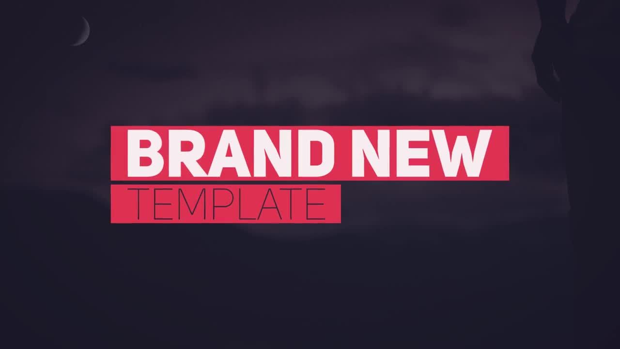 15个简单且时尚的动画全屏标题素材库精选AE模板