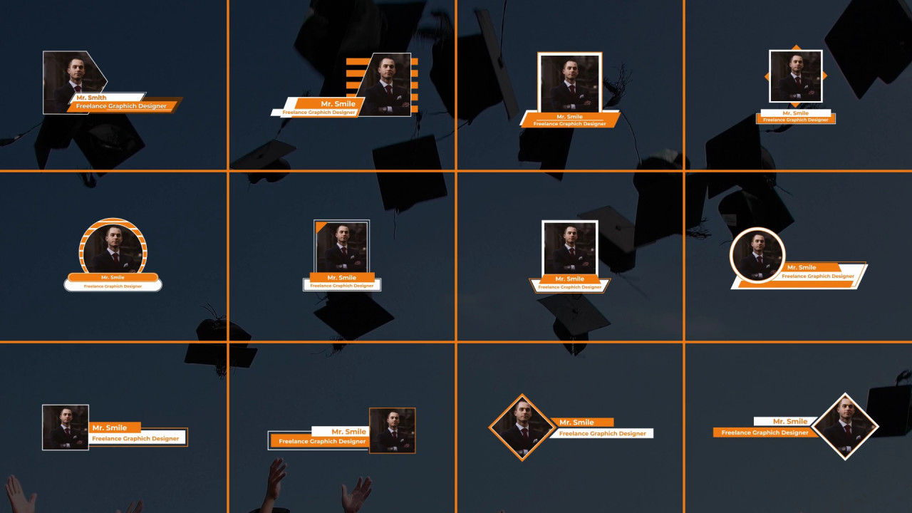 10组棕色系动态文字标题特效素材库精选AE模板