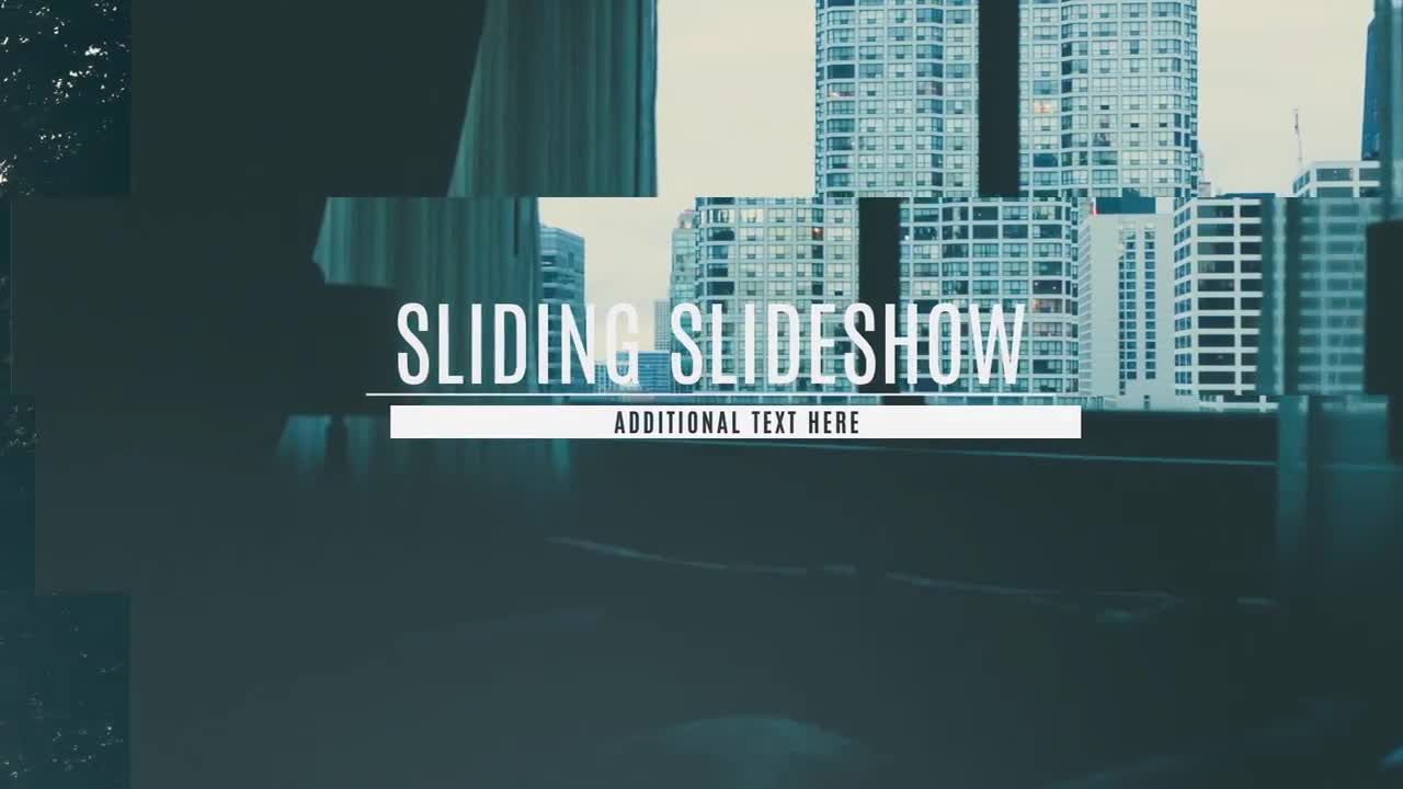 设计精美的滑动幻灯片素材库精选AE模板