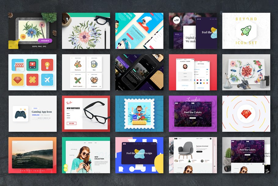 社交媒体营销传播必备设计素材包 Launch Social Media Booster Kit插图(2)