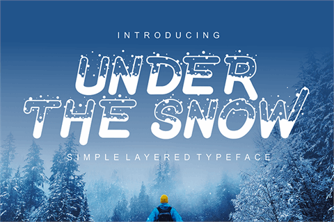 Under The Snow font素材之家精选英文字体