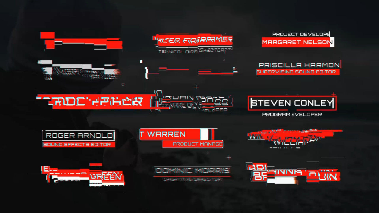 15个小故障下三分之一素材库精选AE模板