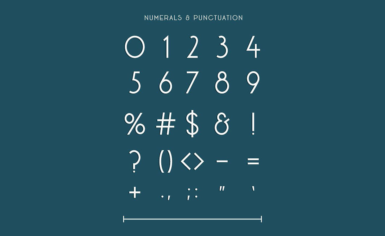 灵感于1920s装饰艺术风格英文字体 Seafarer Art Deco Font插图(4)