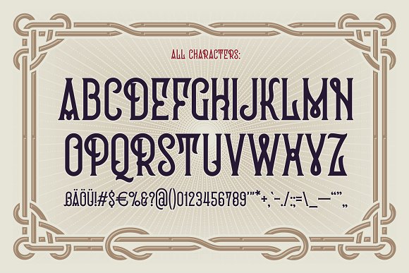 Fisherman’s Knot. Font & Graphics插图2