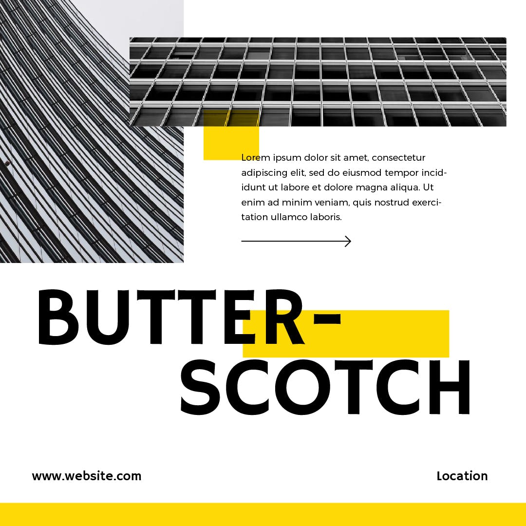 高端企业品牌宣传推广社交媒体Banner设计模板素材库精选 BUTTERSCOTCH Media Banners插图(6)