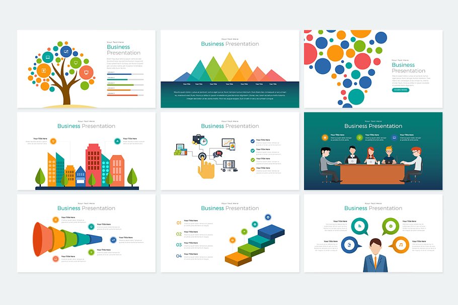 商务风格数据统计分析PPT幻灯片 Yogyakarta Powerpoint插图(7)
