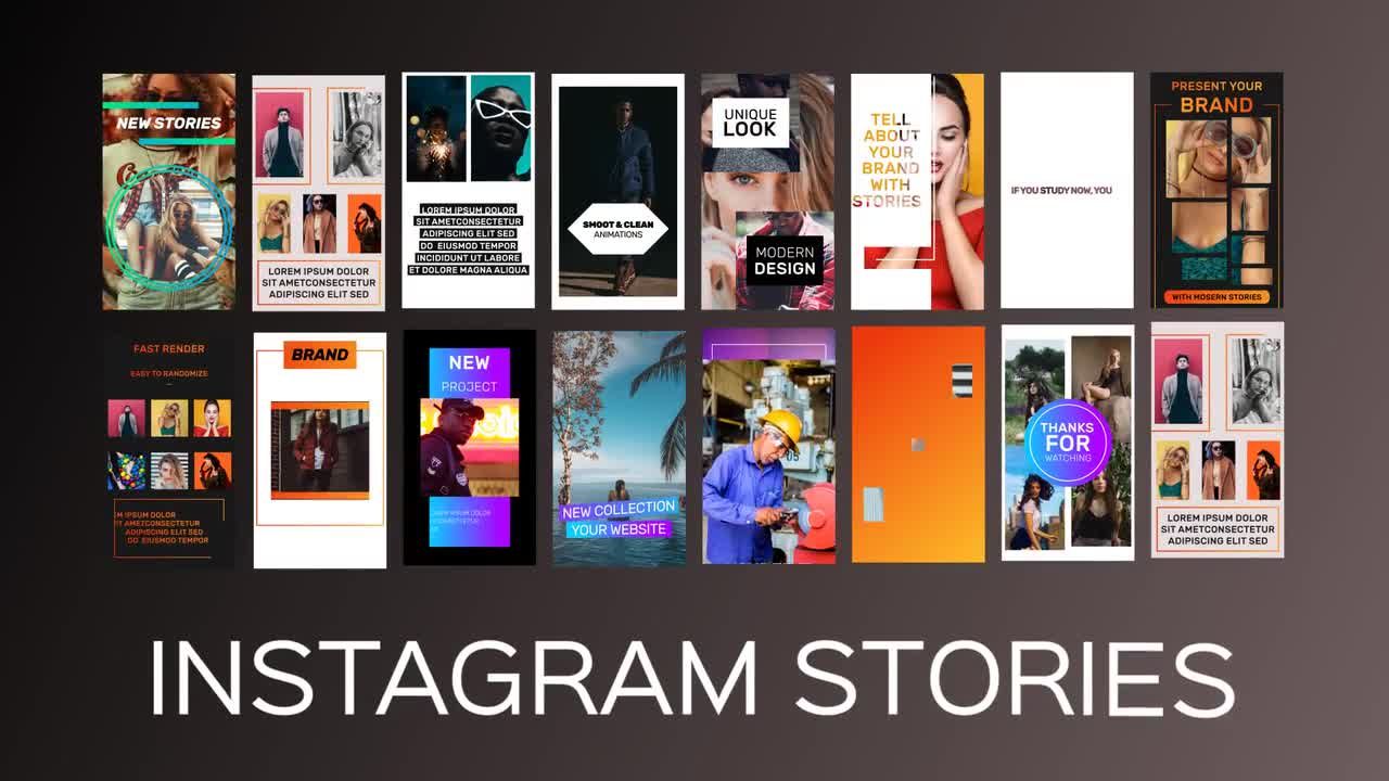 15个简约的照片故事分享Pr模板