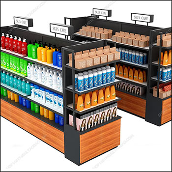 现代商场超市货架3d模型