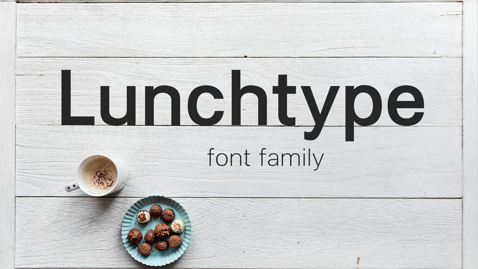 Lunchtype Font Family素材之家精选英文字体