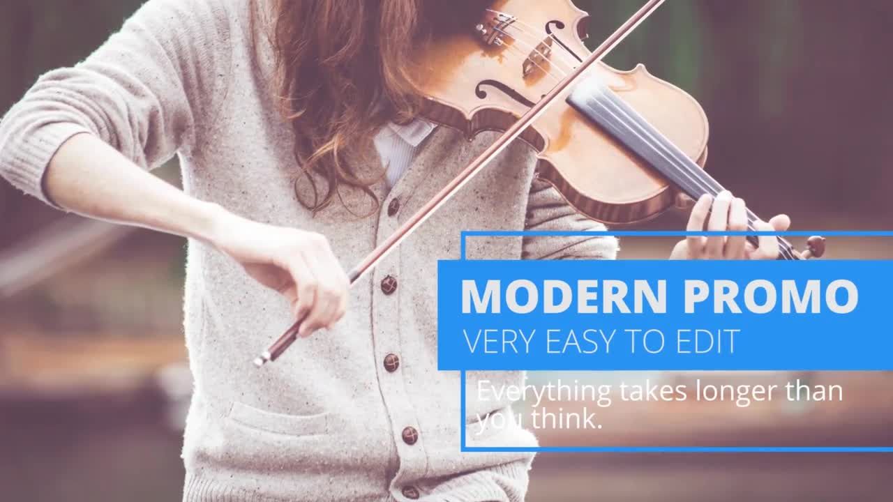 时尚现代的设计促销宣传素材库精选pr模板