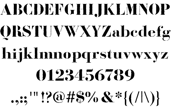 Bodoni Fragile font插图5 Bodoni Fragile font插图5