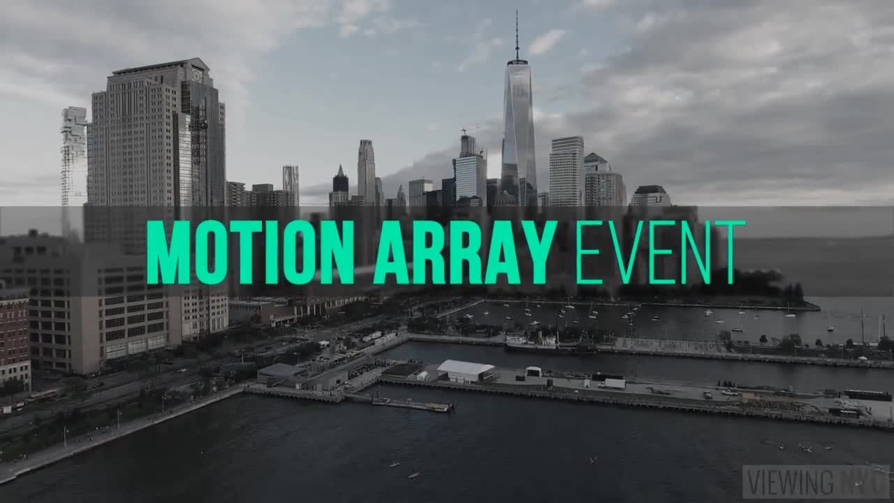 干净的动画与智能过渡事件促销素材库精选AE模板