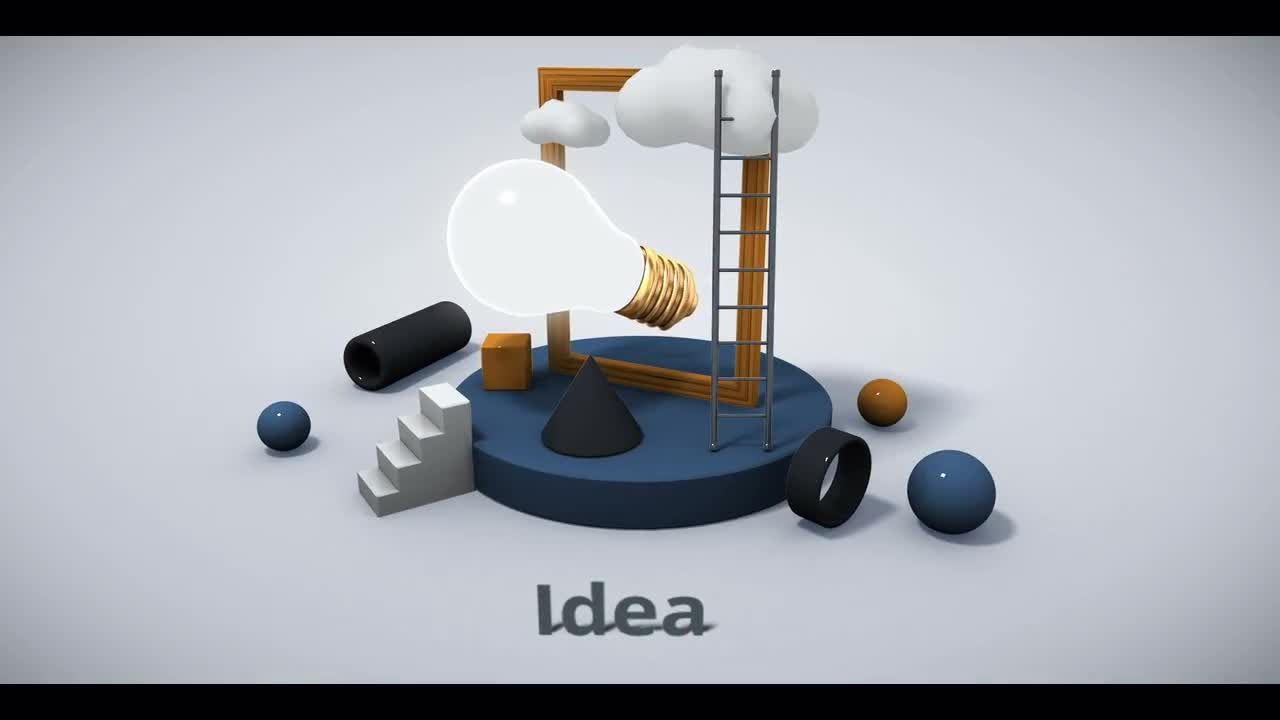 动态设计奖项宣传视频片头logo展示素材库精选AE模板