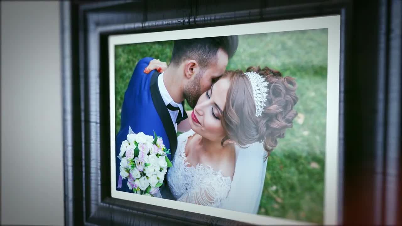 唯美精美的婚礼电子相册素材库精选AE模板